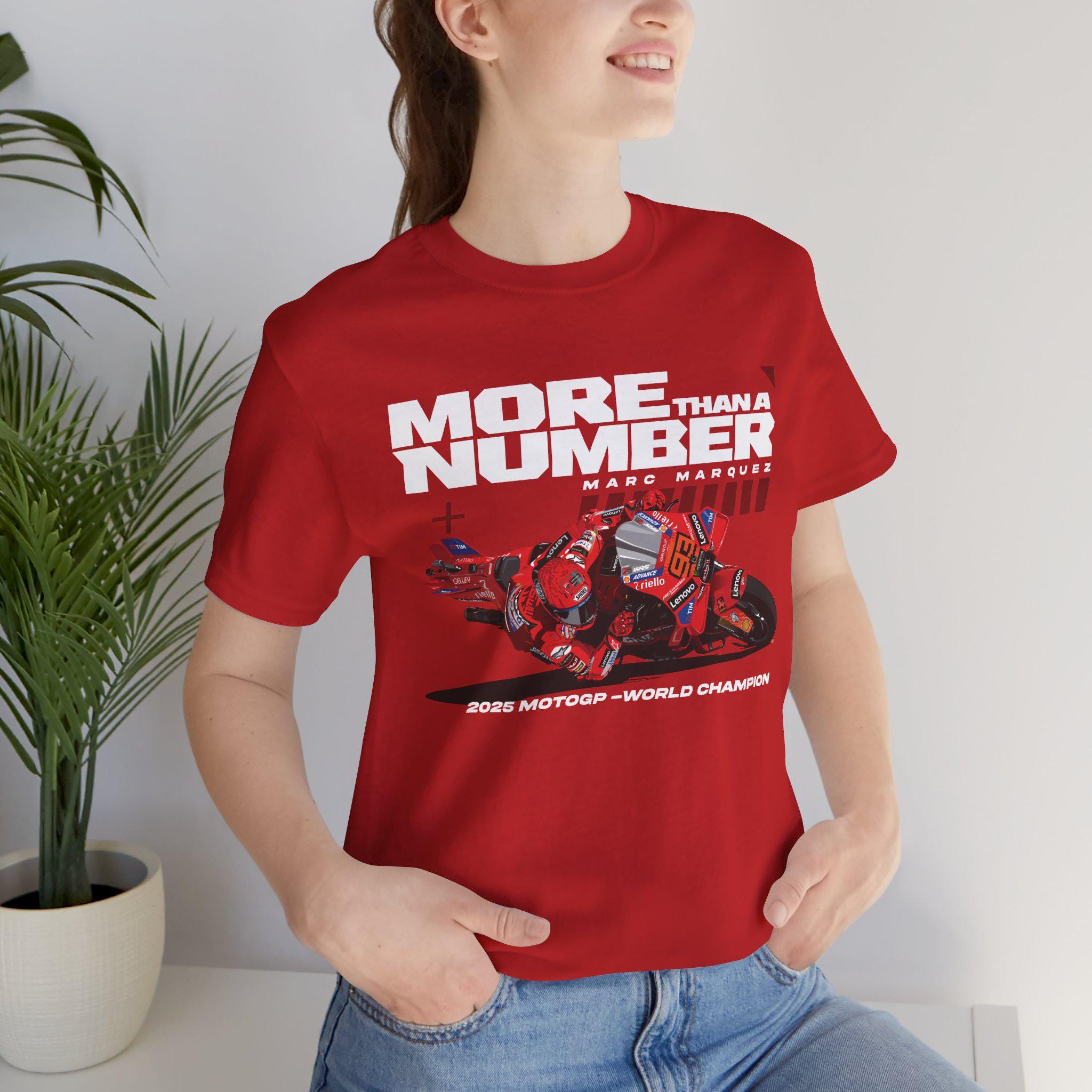Marc Marquez 2025 Ducati Motogp World Champion Tee | More Than A Number ...