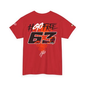 2025 Francesco Bagnaia &#39;Pecco&#39; #63 T-Shirt for MotoGP Fans | Ducati Lenovo Team 2025 | Graphic Tee, Tshirt, MotoGP merchandise, #63,