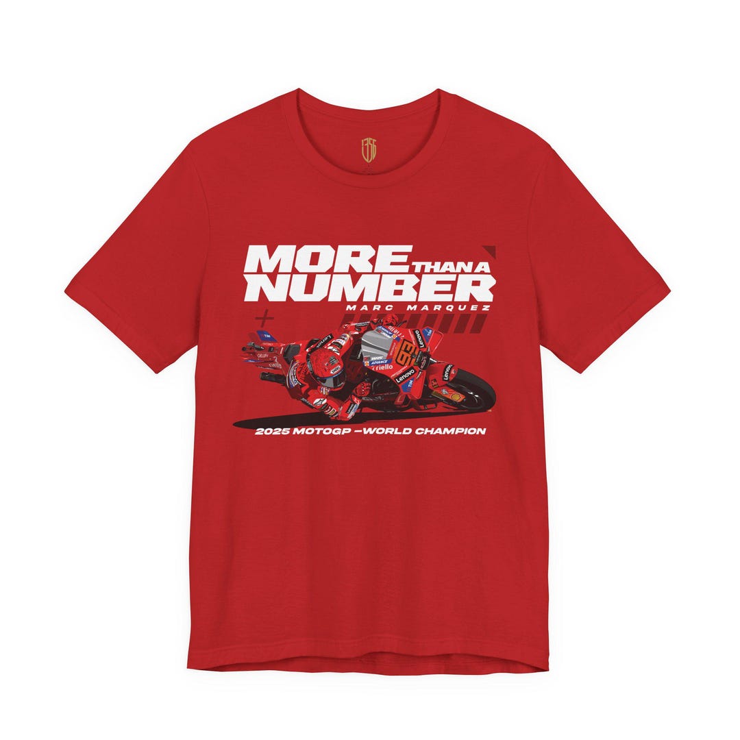 Marc Marquez 2025 Ducati Motogp World Champion Tee | More Than A