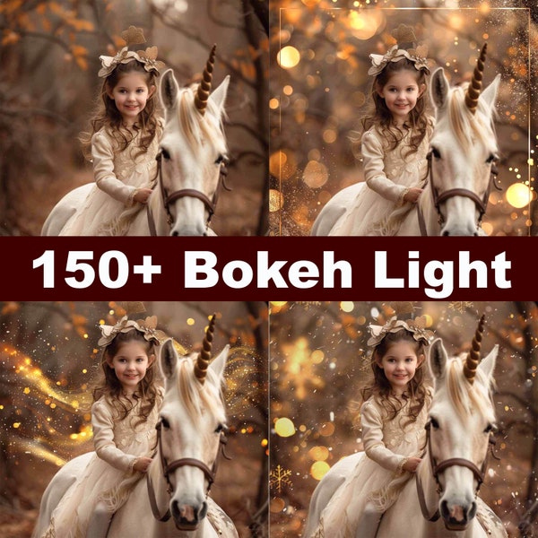 Über 150 Bokeh-Licht-Overlays, Photoshop-Overlays, große Bokeh-Overlays, Lichtleck-Bokeh, Bokeh- und Licht-Overlays, Bokeh-Filter, Overlay.