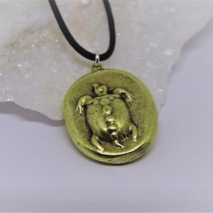 Sea Turtle Ancient Greek Coin Pendant Necklace, Turtle Jewelry, Beach Charm Necklace, Ocean Wedding, Greek Turtle Jewelry, Boyfriend gift