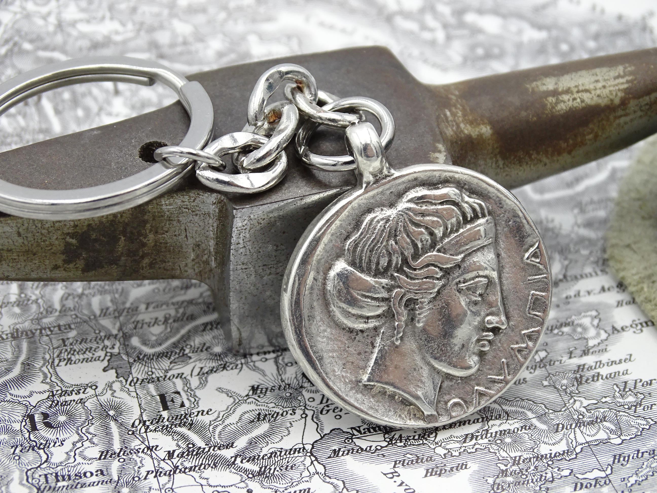Zeus & Olympia Coin Keychain – Double-sided Museum Replica – Powerful ...