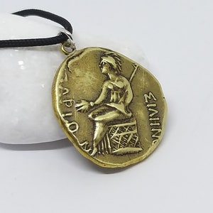 Artemis Ancient Greek Coin Pendant Necklace, Ancient Articafts Coins, Rare Coin Reproduction, bijoux grecs anciens, Griechischer Schmuck image 6