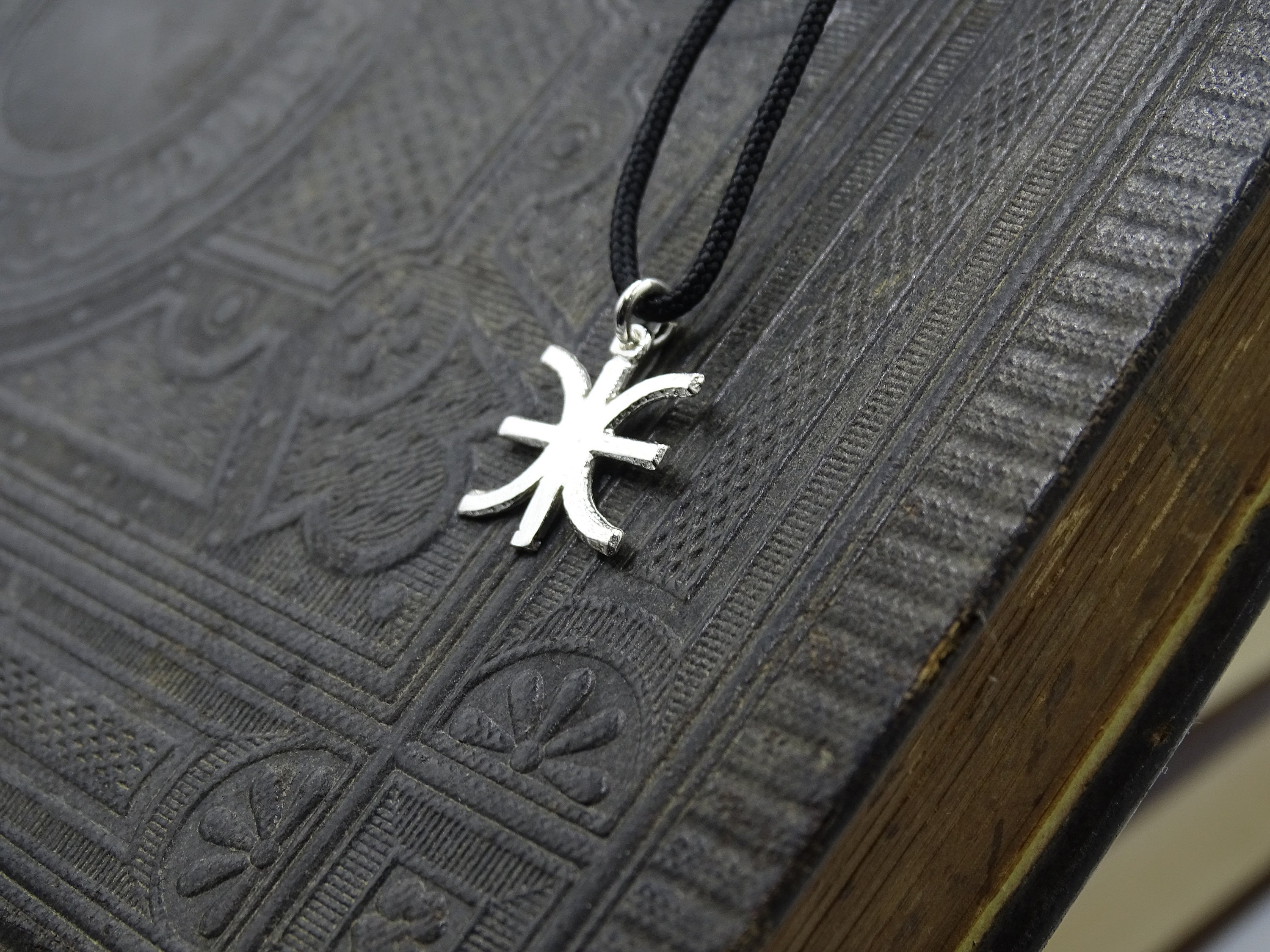 Super Tiny Silver Delphic Epsilon Charm, God Apollo Symbol, Delphic ...