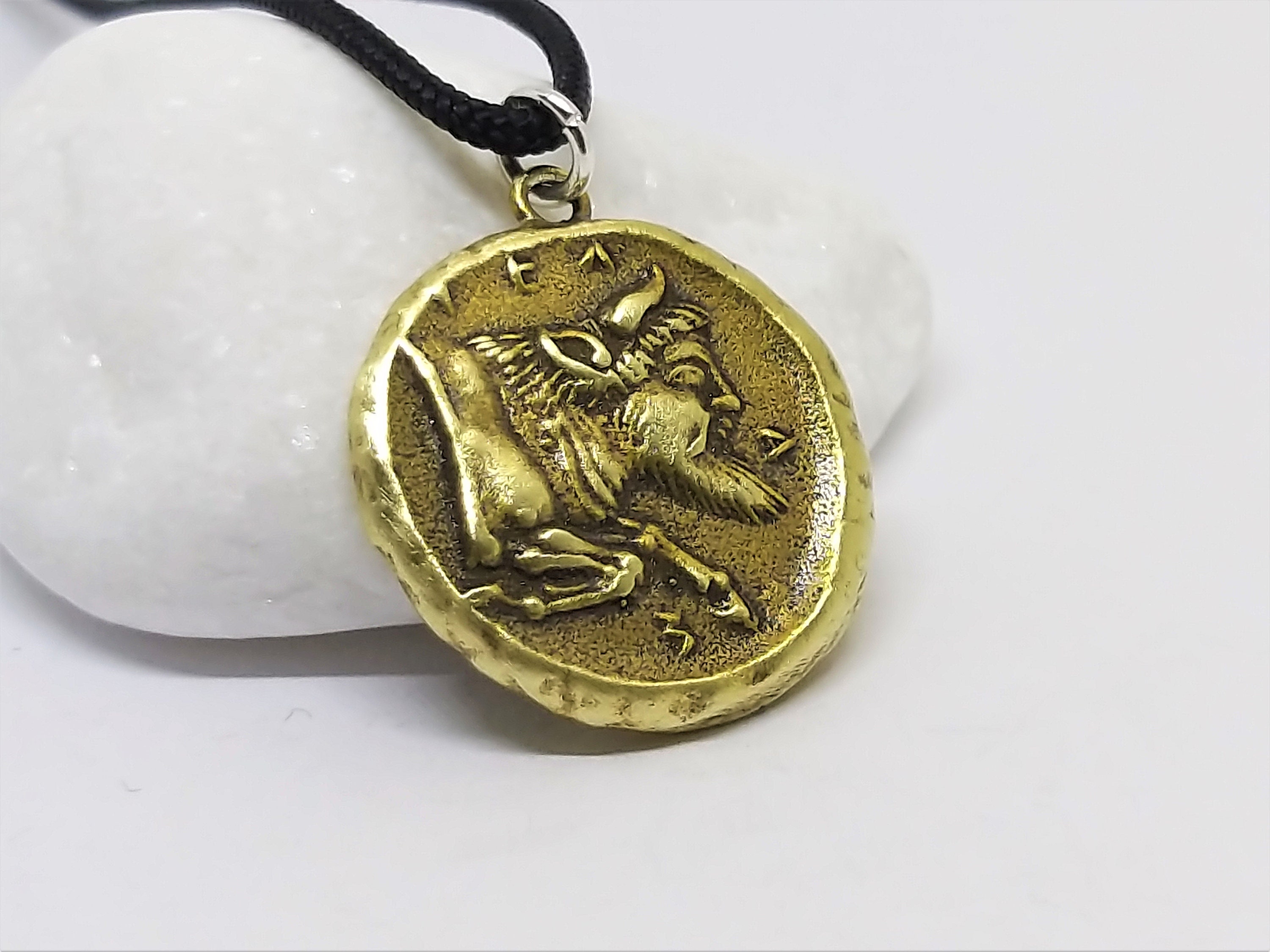 シチリアコインペンダント、古代ギリシャのシチリアコイン、雄牛