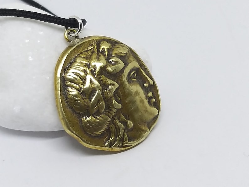 Artemis Ancient Greek Coin Pendant Necklace, Ancient Articafts Coins, Rare Coin Reproduction, bijoux grecs anciens, Griechischer Schmuck image 5