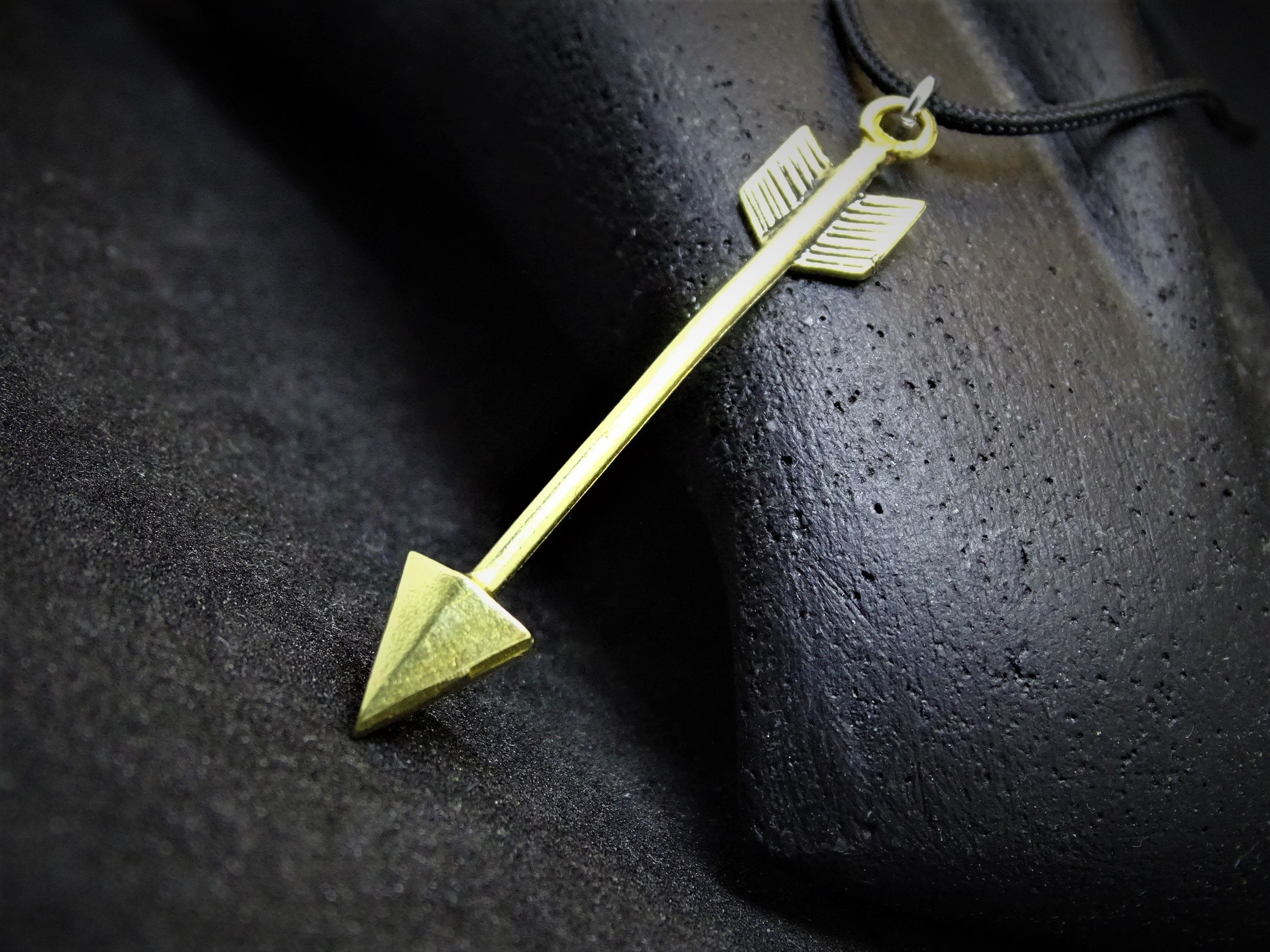 JUNNASALIKER Collier Pendentif Arc Et Flèches - Chaîne Polyvalente Doré Ou Argenté