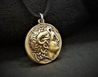 Rebellions are Built on Hope Glass Pendant Bronze Handmade Art Necklace Gift Present