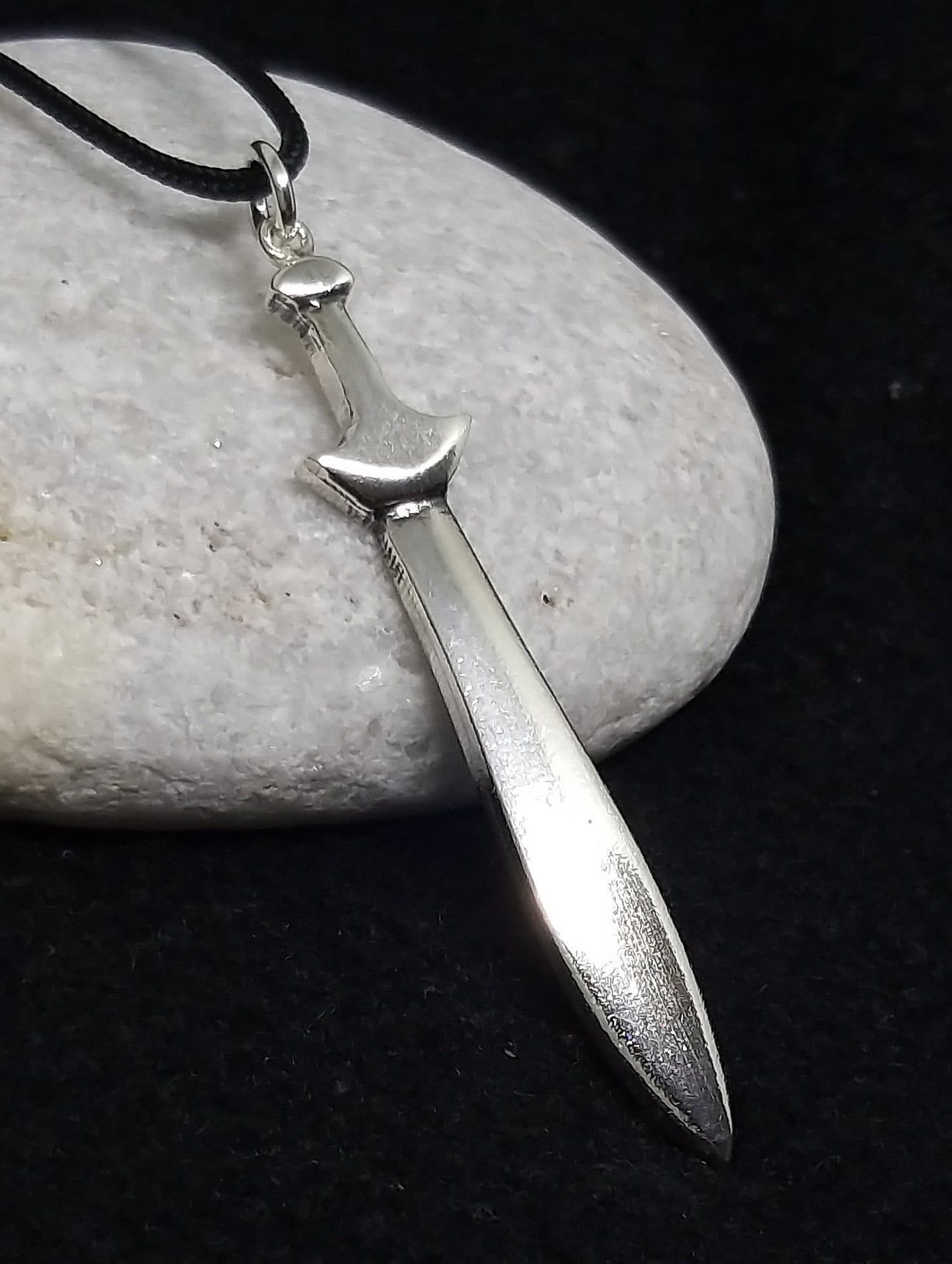Corsican stylized dagger pendant