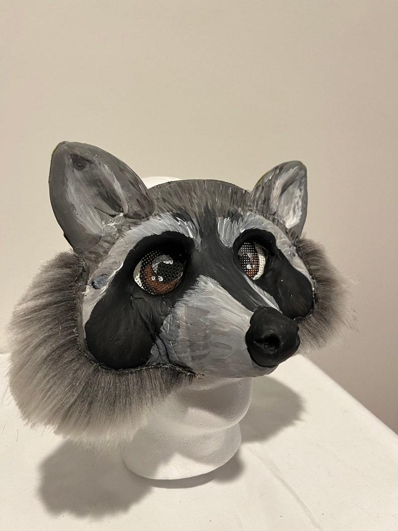 Raccoon Therian Otherkin Furry Cosplay Birdydogs Mask - Etsy Australia