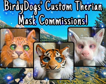 Custom therian mask commissions