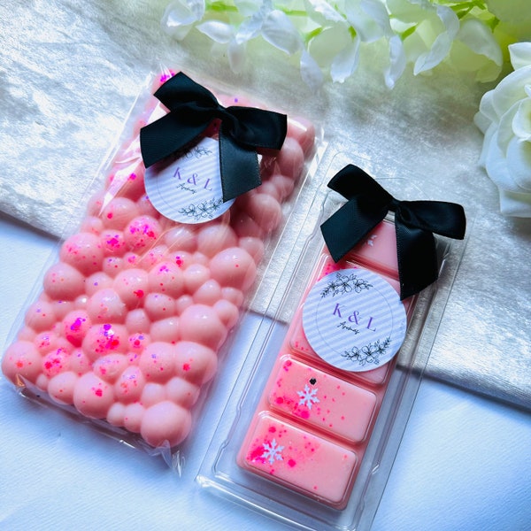 Snow Angel Soy Wax Melts | Vegan Friendly | Highly Scented | Long Lasting | Snap Bars | Bubble Bars | Gifts