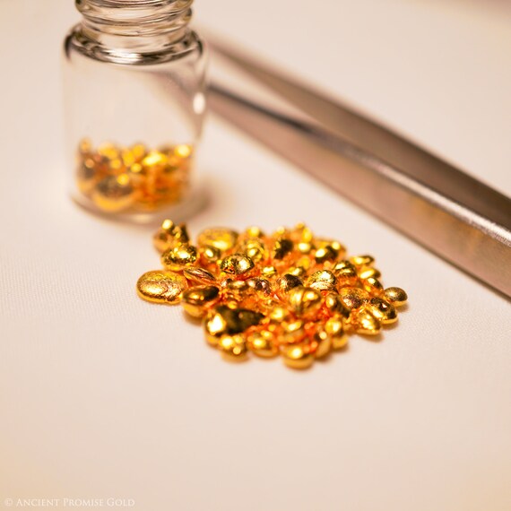 24K 99.99% Pure Solid Gold Grain the Most Beautiful and - Etsy