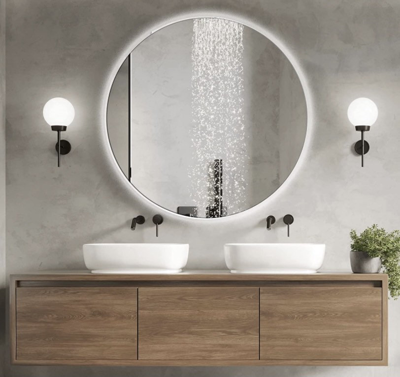 Mirroir Rond Pour Salle de Bain ou Déco