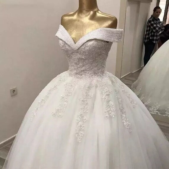 Princess Wedding Dress With Crystal 