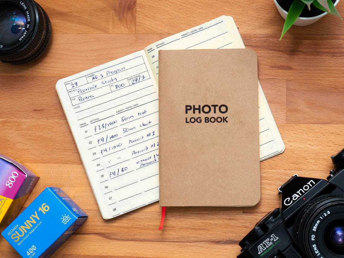 Analog Film Photography Log Book / Notebook Etsy