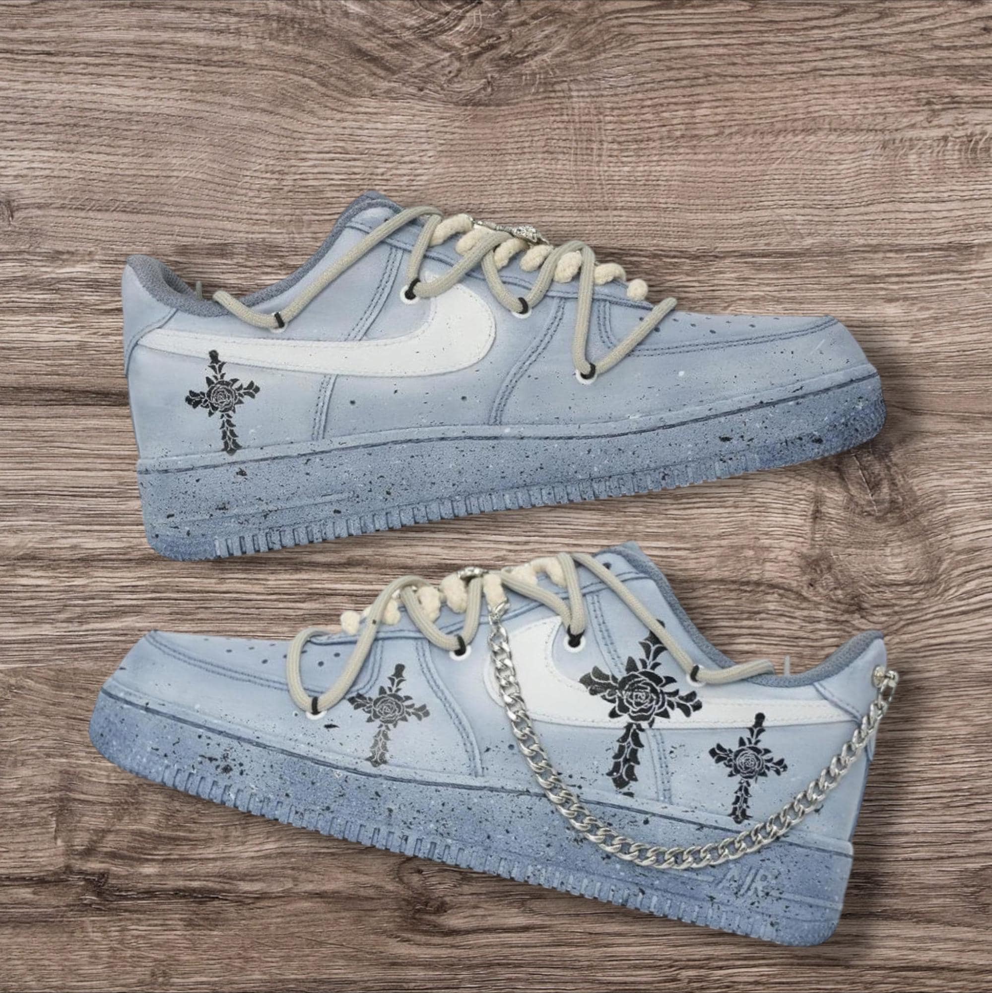 nike tie dye tennis shoes