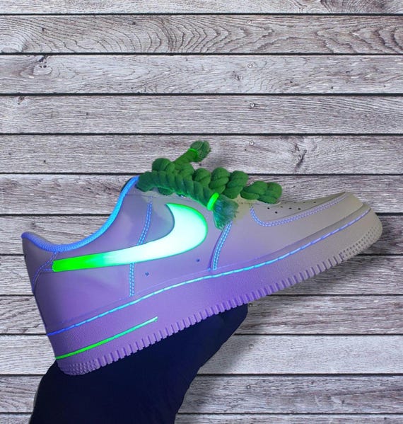 glow in dark air force ones