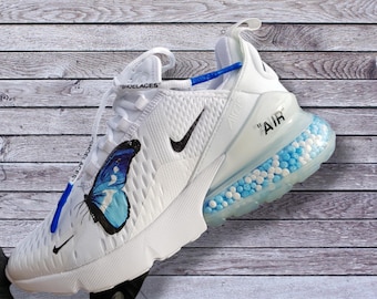 Custom Nike Air Max 270 Sneakers With Crystals-personalized - Main Image