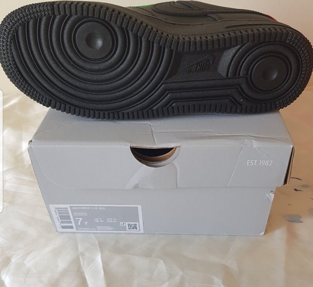 drippy red air force 1