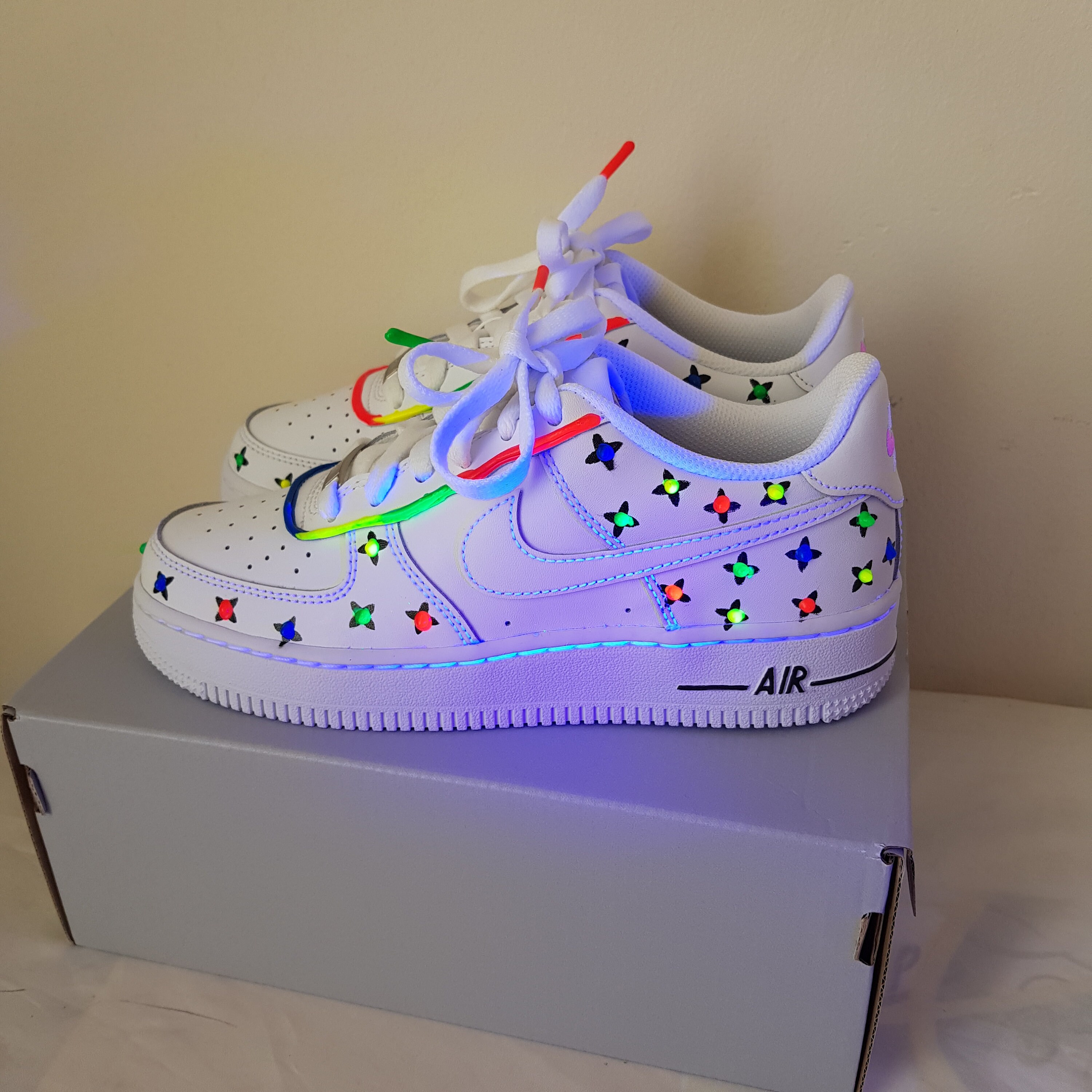 custom air force 1 glow in the dark