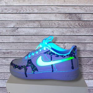 grey and neon air force 1