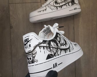 Custom air force 1 One Piece,Anime style, handmade with wash-resistant protection, perfect as a gift for anime enthusiastics.Asce