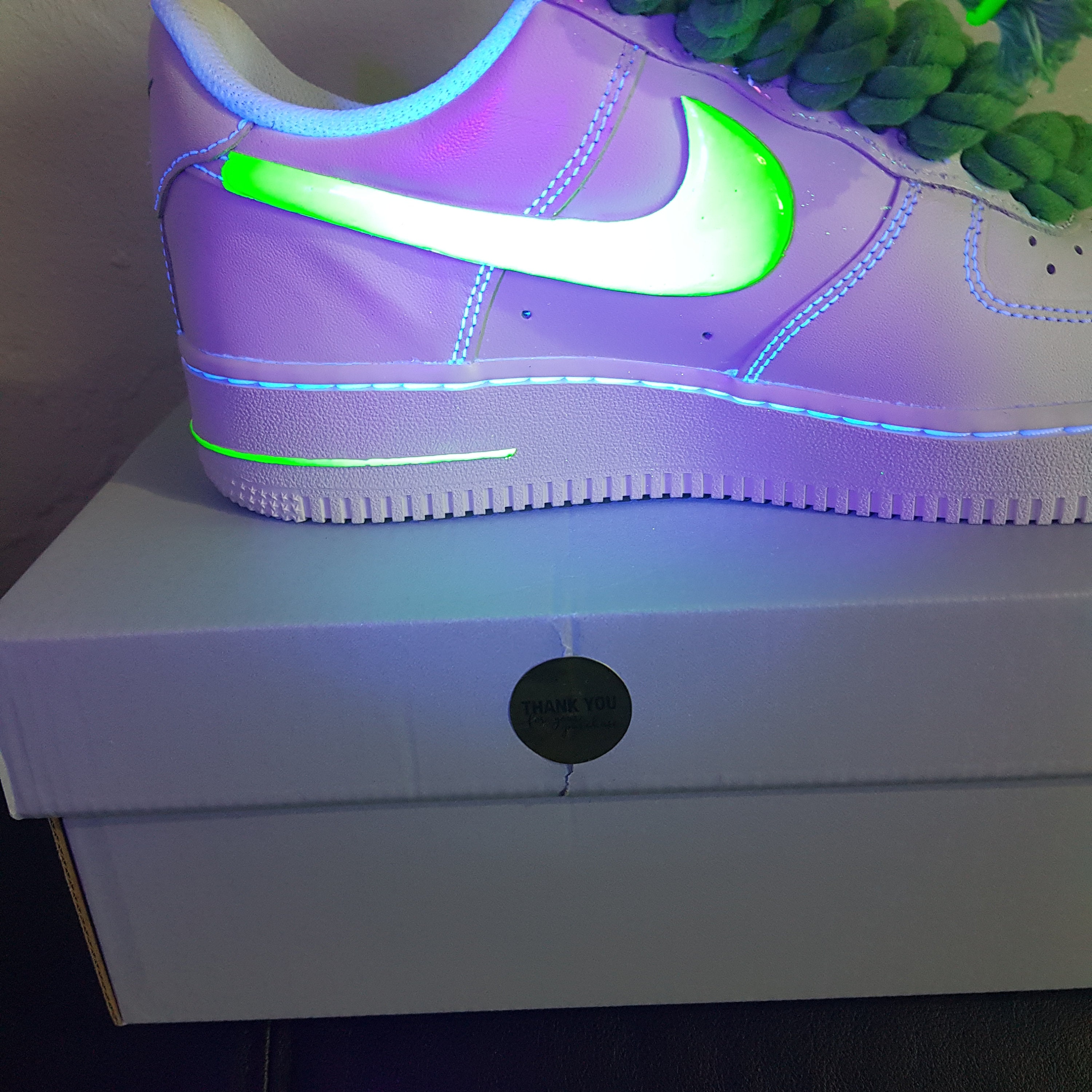 uv light color changing air force 1