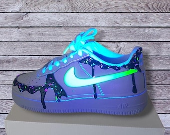 Sneaker Nike Air Force 270 Tief Shadow Blaue Air Force 270 Custom