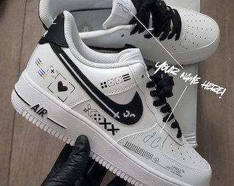 Custom sneakers,Print Stream csgo Air Force One Style, handmade with wash-resistant protection, unique and stylish Valentine's gift Sneakers