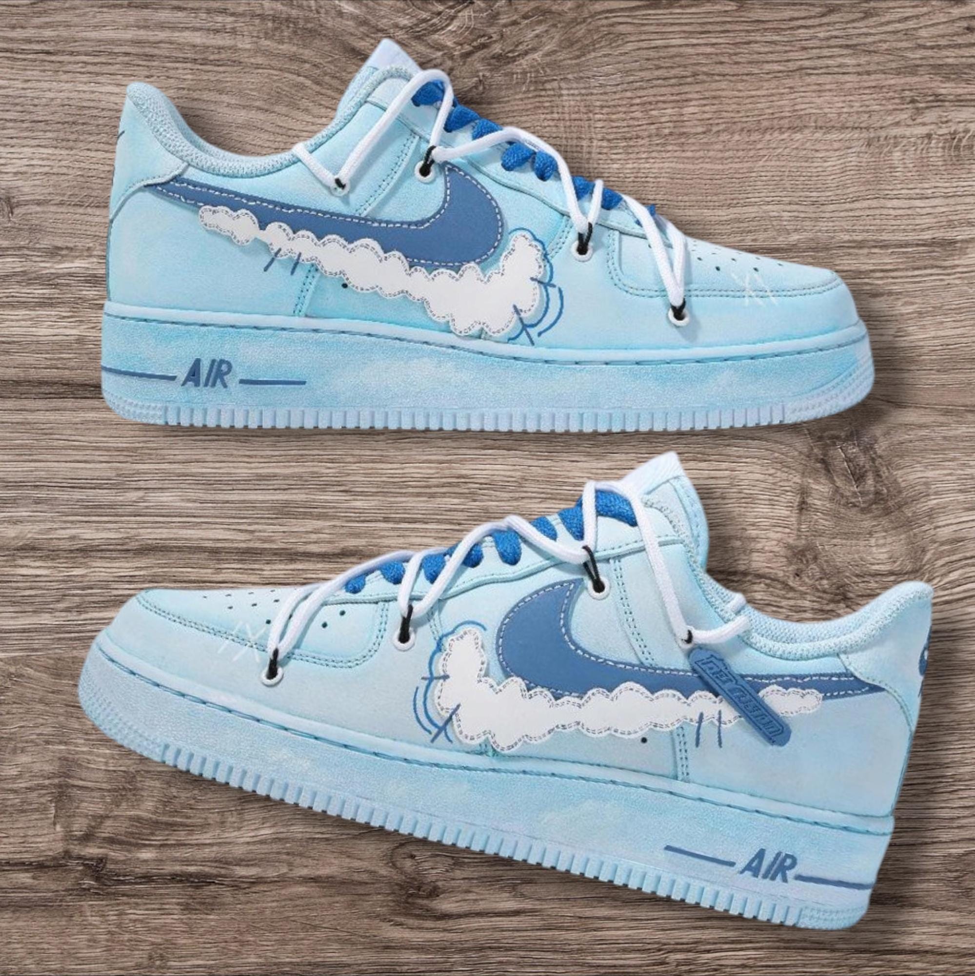 【NIKE】ICE MILK ROPE CUSTOM AIR FORCE 1 Custom Rope Lace Air Force 1 - Custom 1 Low Sneakers – Gift
