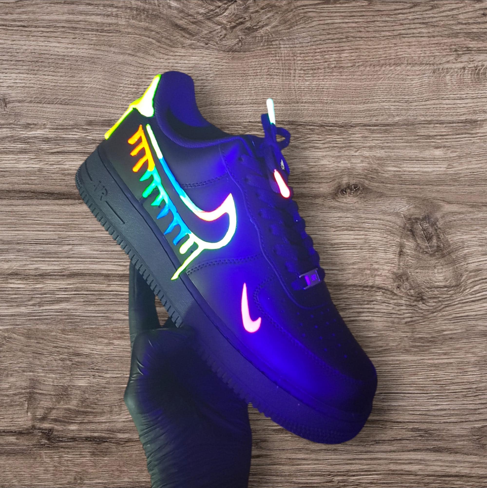 nike air force 1 uv reactive multicolor