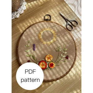 Floral Embroidery Pattern