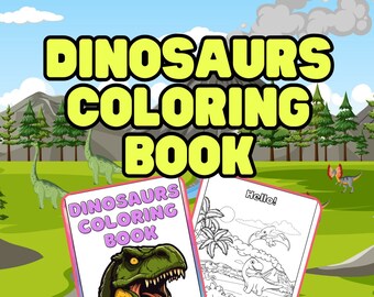 Dinosaurs Coloring Pages - 32 Pages - Coloring Activities For Kids (PDF)  - Kids Coloring Activities | Coloring Pages | Printable Pages