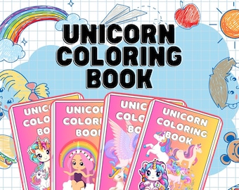 Unicorn Coloring Pages, Coloring Activities For Kids (PDF)  - Kids Coloring Activities | Coloring Pages | Printable Pages