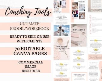 Building Resilience Workbook/Ebook| Coaching Tool | Life Coach Workbook| Editable Canva | Lead Magnet|Brandable Course| Done For You PLR