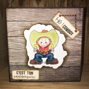Carte "Cow-Boy"