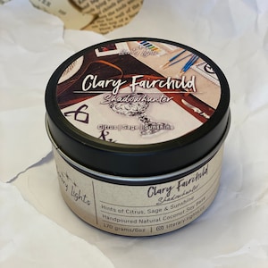 Clary Fray - Shadowhunter | Woodwick Candle | Bookish Candles, Book Lover Gifts