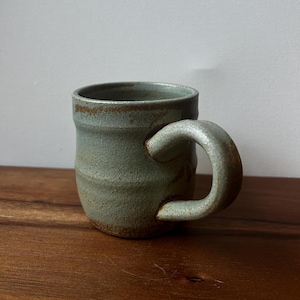 Handmade Ceramic Mug with Turquoise Glaze