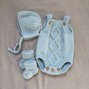 Cadeau grossesse pour bébé / Ensemble de 3 barboteuses / Tenue de retour à la maison pour nouveau-né, cadeau pour nouvelle maman, cadeau de baby shower