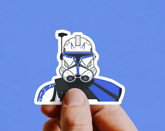 Captain Rex Illustrated Sticker