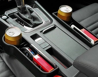 Car Seat Organizer PU Leather – Driver & Passenger Side (Pair)