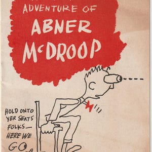 Amazing Adventures of Abner McDroop Wonder Bread (R) Advertising Cartoon Brochure Ephemera