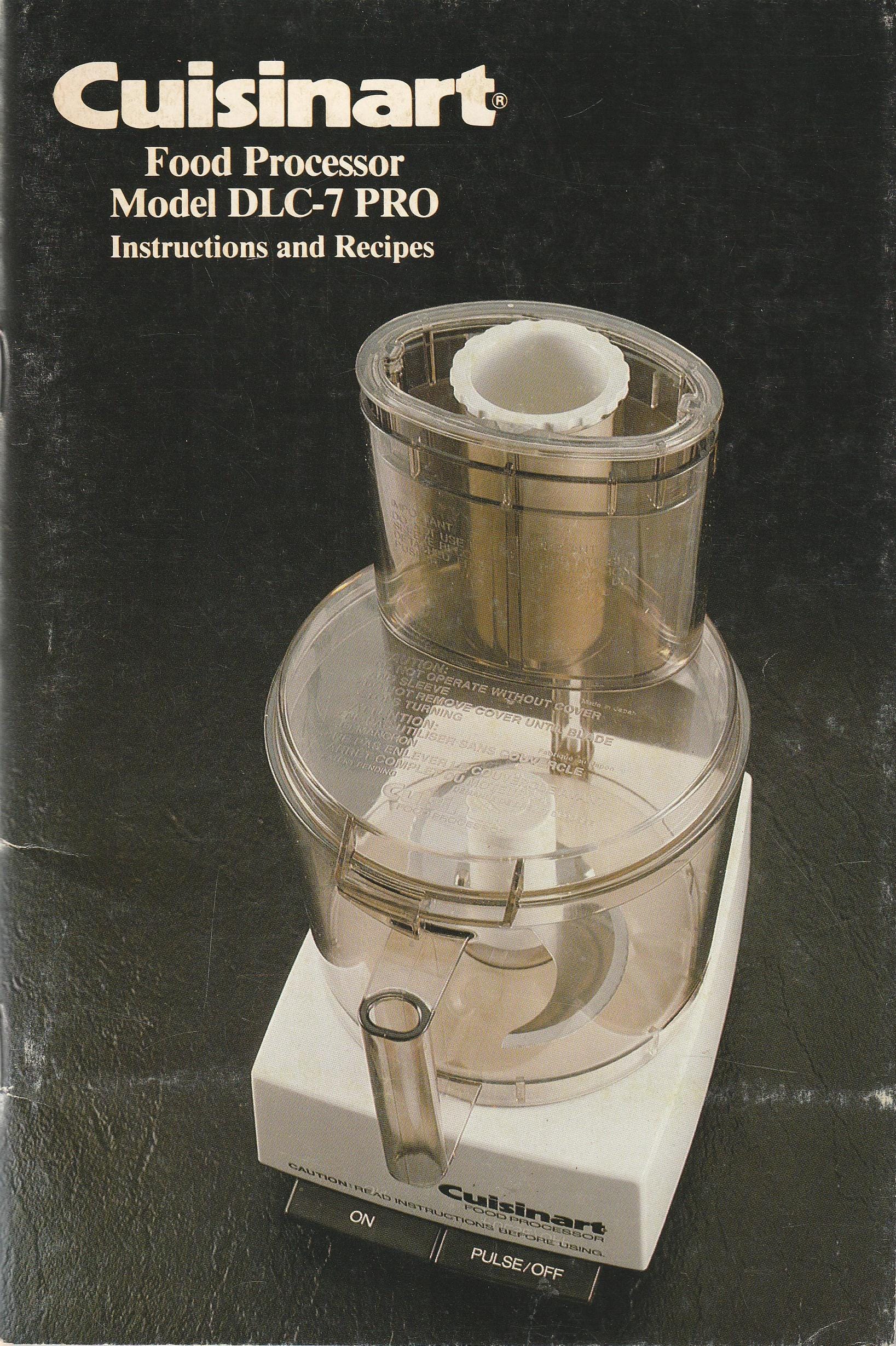 Cuisinart Food Processor Dlc 7 - Etsy