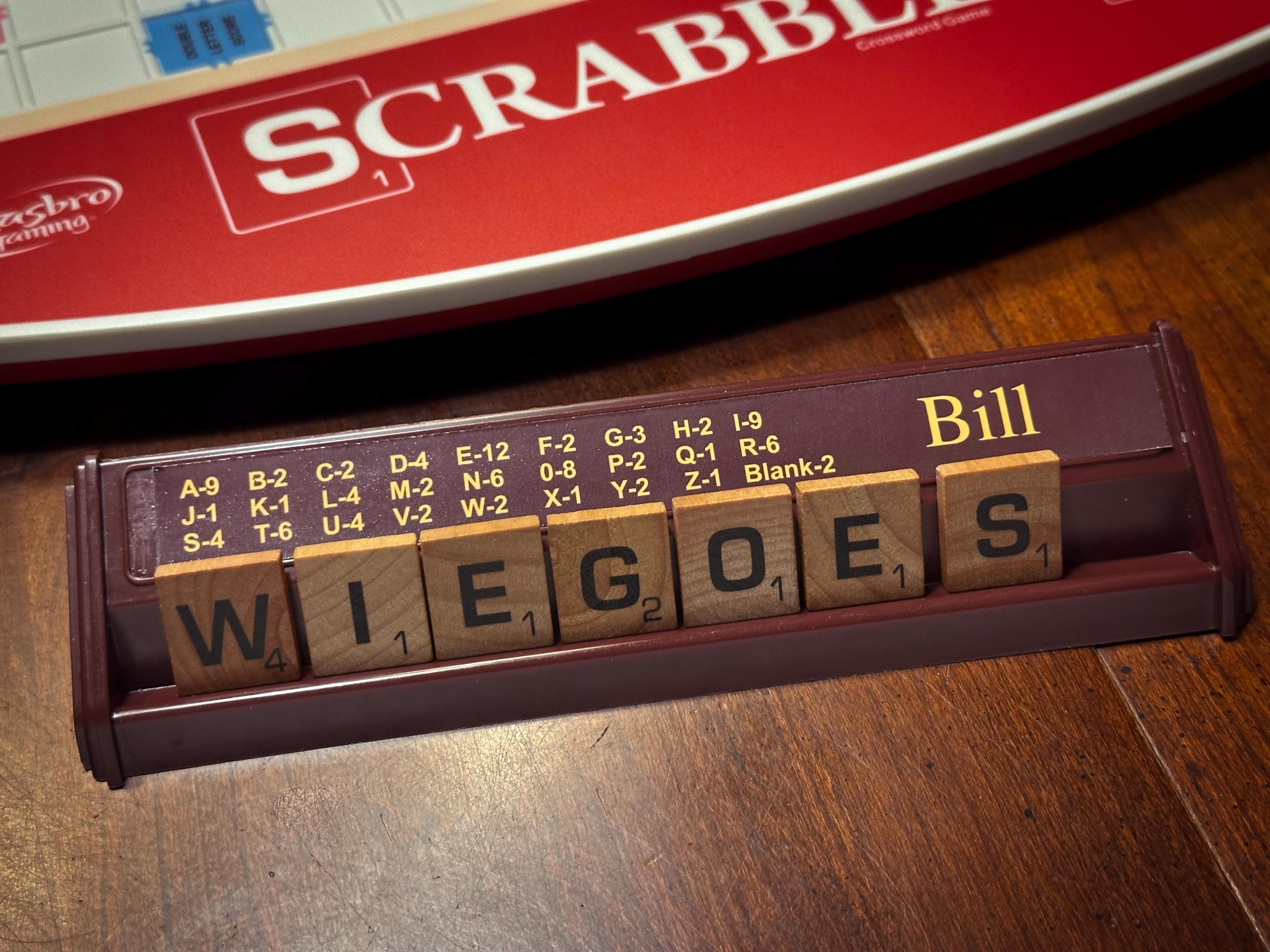 Personalized Custom Scrabble Classic Tile Holder/ Racks With Letter ...