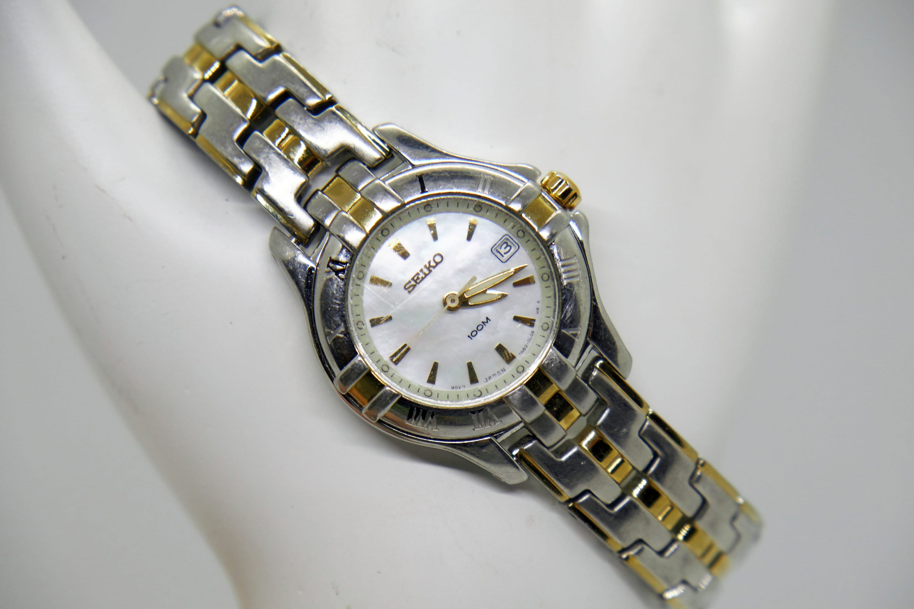 SEIKO St. Steel Base Metal Water Resistant 10 Bar 7N82-0DP0 - Etsy