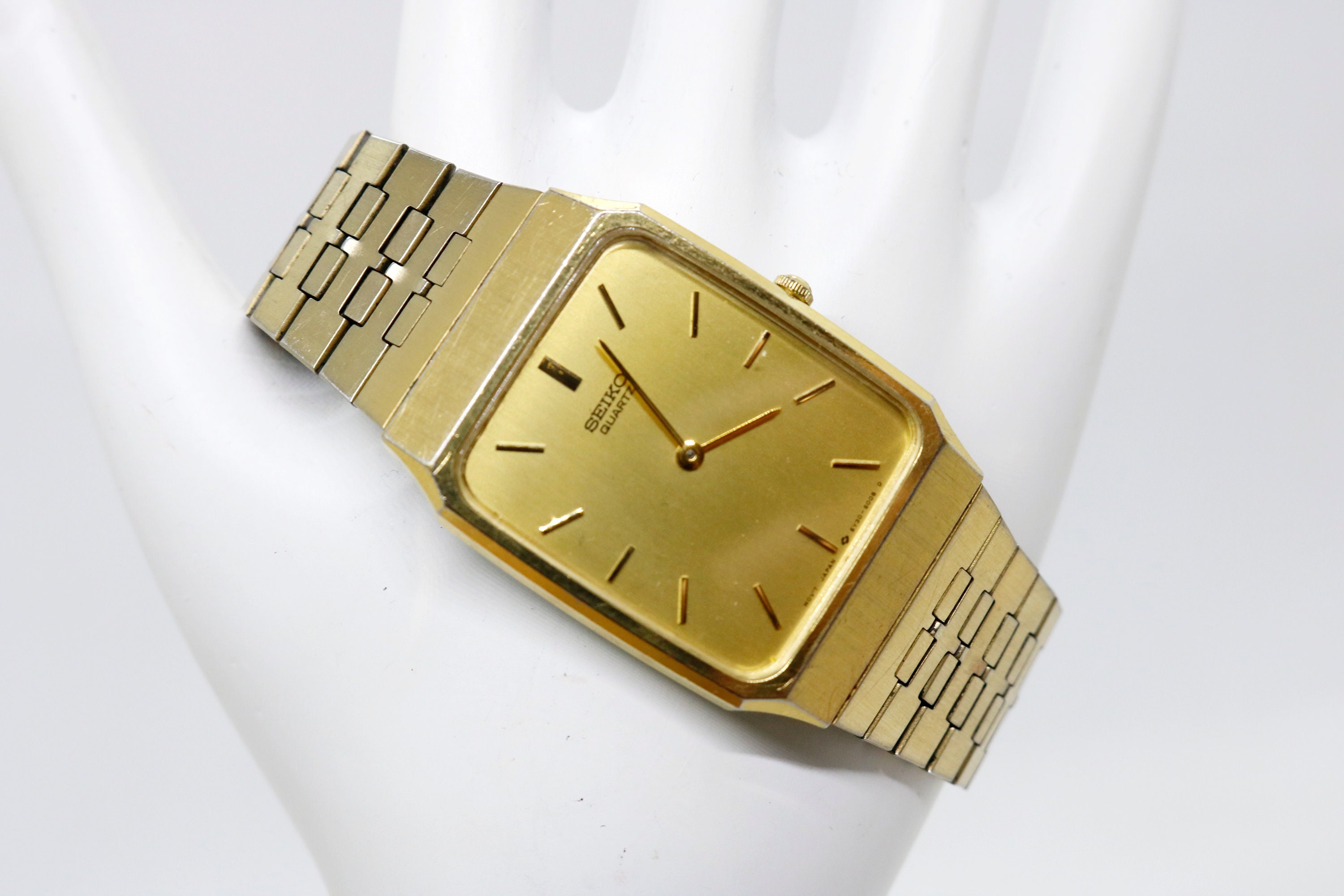 SEIKO 5Y30-5009 Rare Gold Tone Vintage Watch New Battery - Etsy