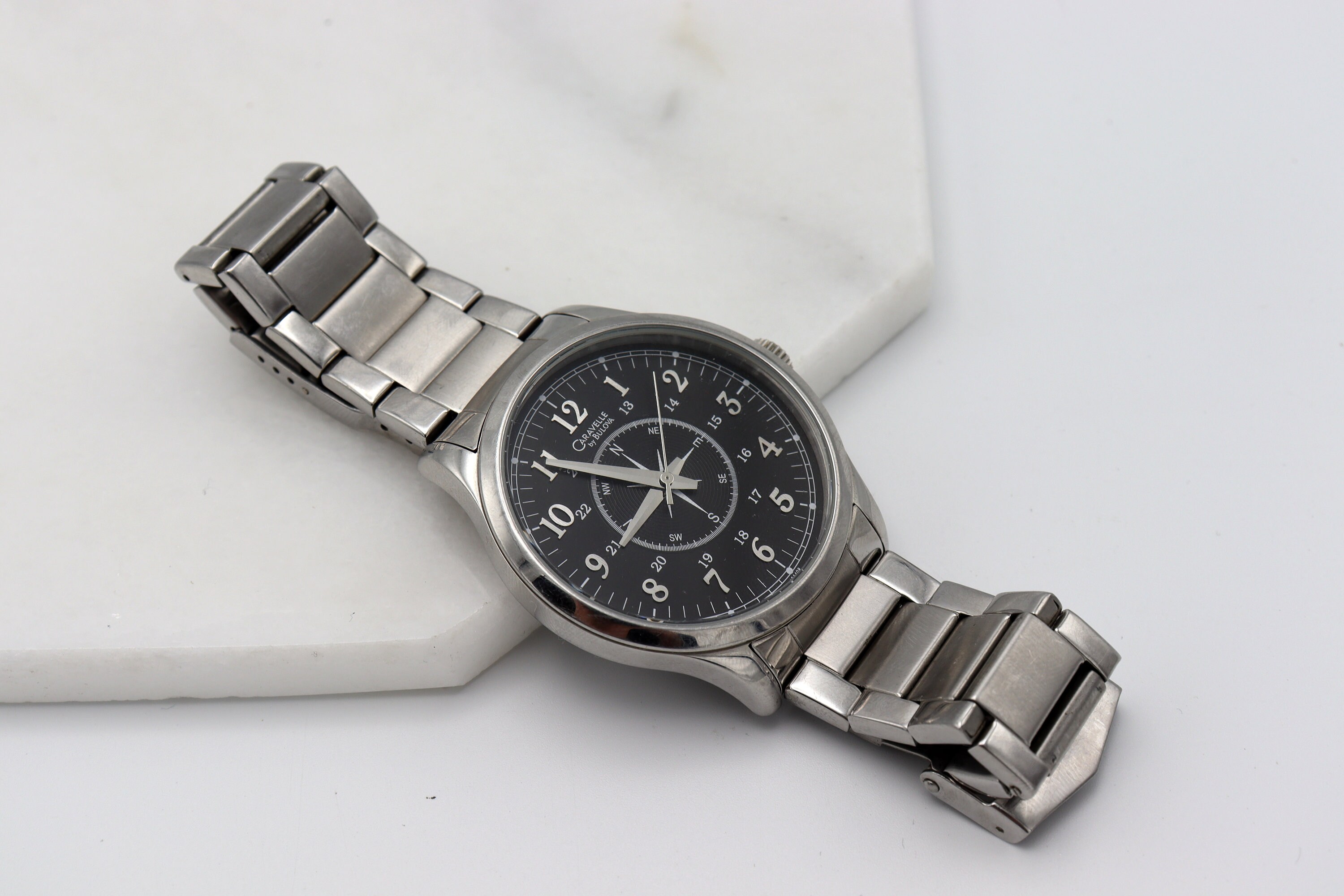CARAVELLE by Bulova Men s 43A108 Round Bracelet Watch Analog