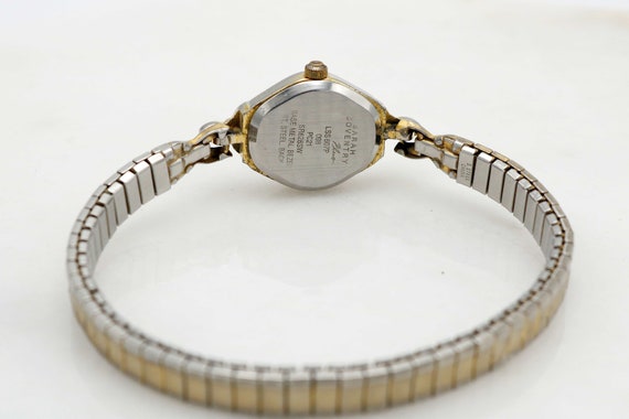 Vintage Ladies Sarah Coventry Diamond Watch Bracelet Watch Works