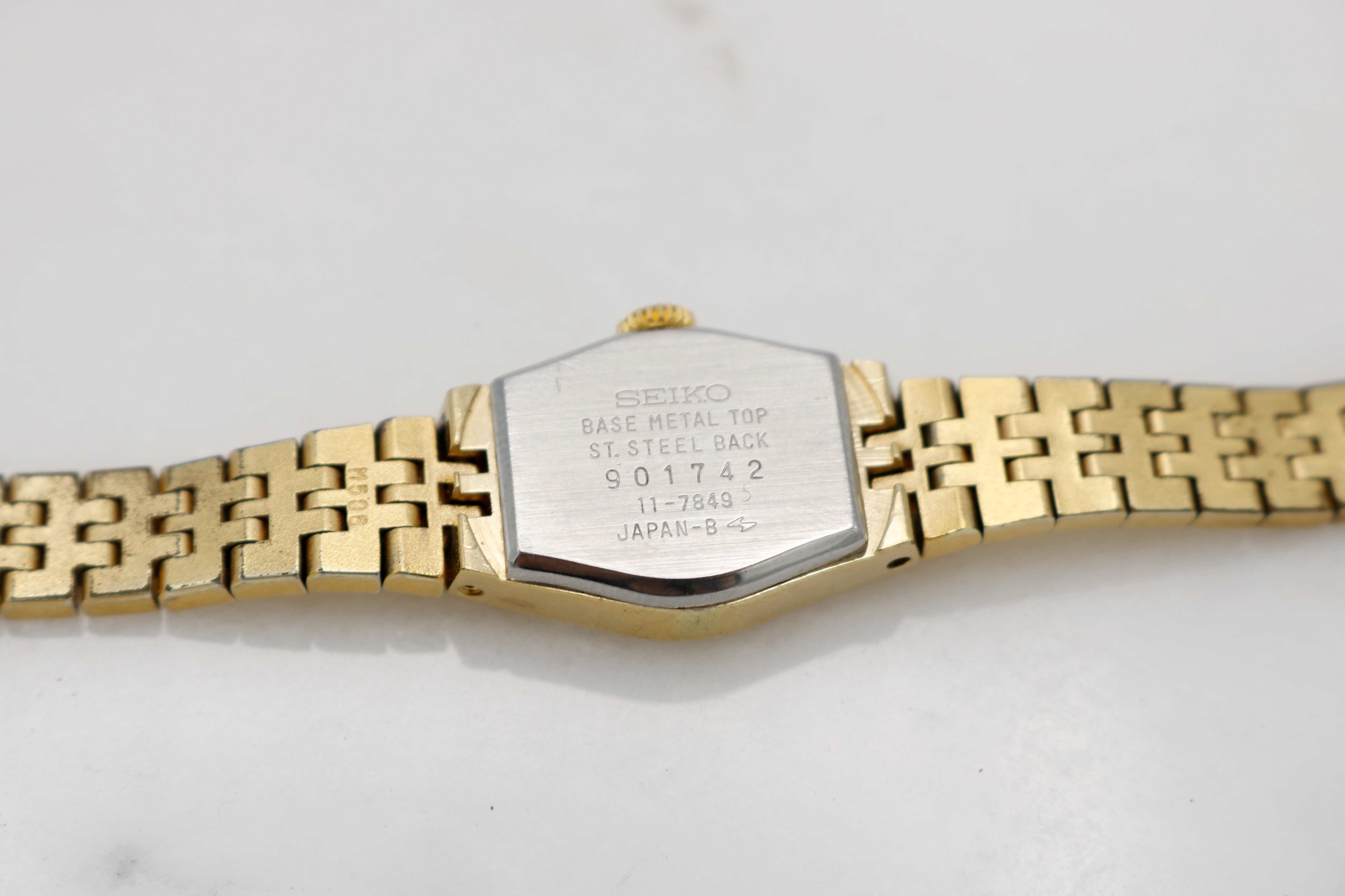 SEIKO St. Steel Base Metal 11-7849 Movt Japan Gold Tone - Etsy UK